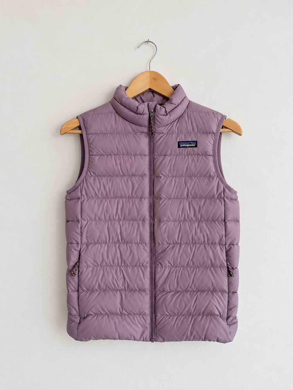 Patagonia Kids’Down Sweater Vest Mauve Purple Size L 12